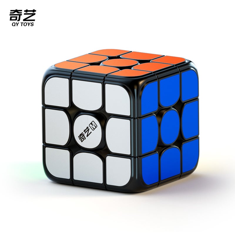 Qiyi Mpro Upgraded Magnetic Third-Order Rubik'S Cube Art Edition Black Patch Rubik'S Cube Smooth Rotating Educational Toy - Image 1